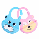 Silicone Baby Feeding Bib Food Catcher