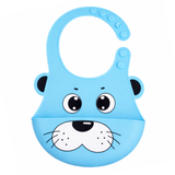 Silicone Baby Feeding Bib Food Catcher