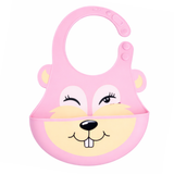 Silicone Baby Feeding Bib Food Catcher